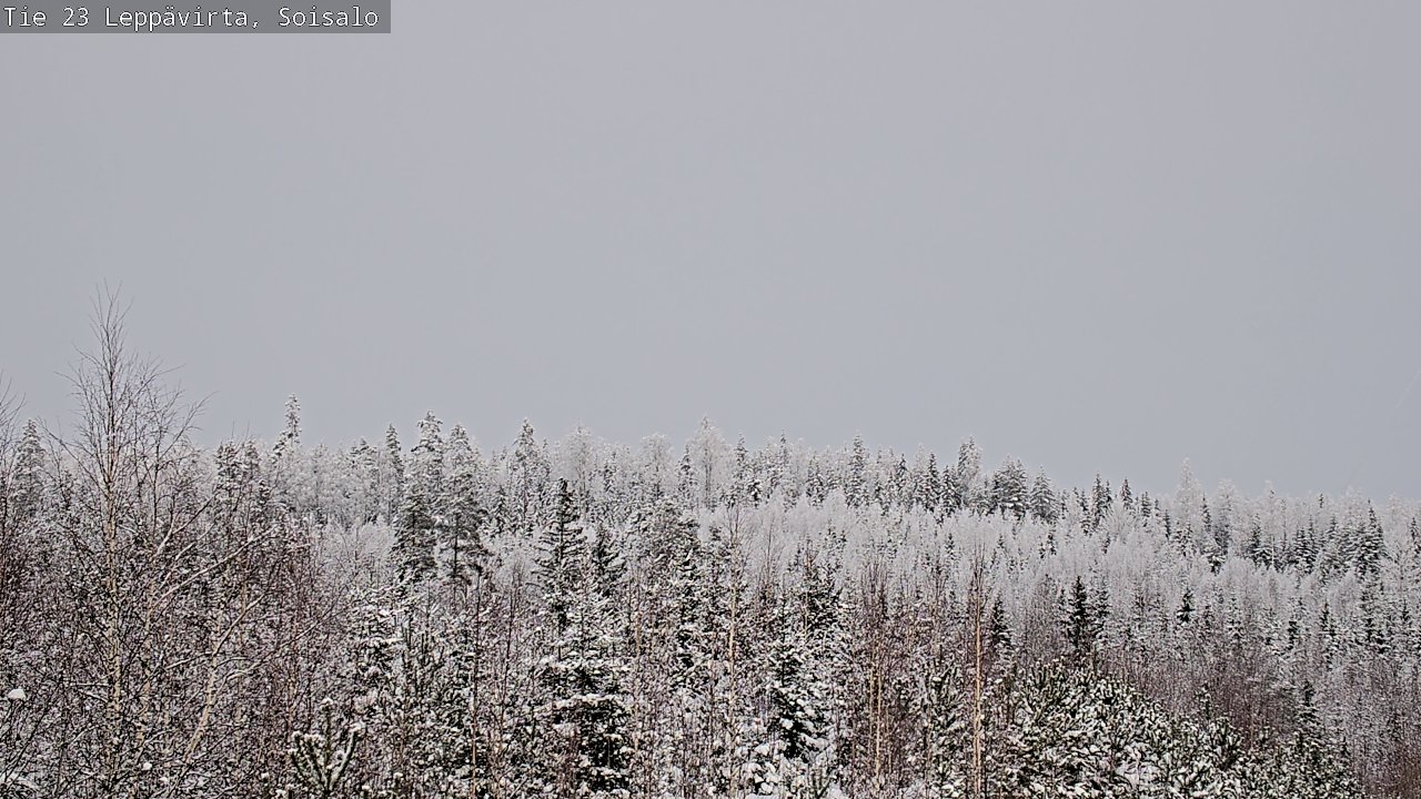 Weather Camera Image Road 23 Leppävirta, Soisalo, Leppävirta, Pohjois-Savo