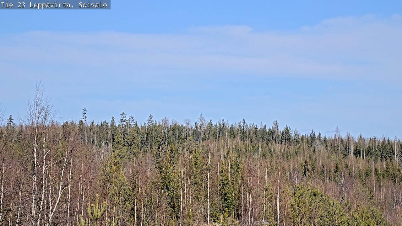 Weather Camera Image Väg 23 Leppävirta, Soisalo, Leppävirta, Pohjois-Savo
