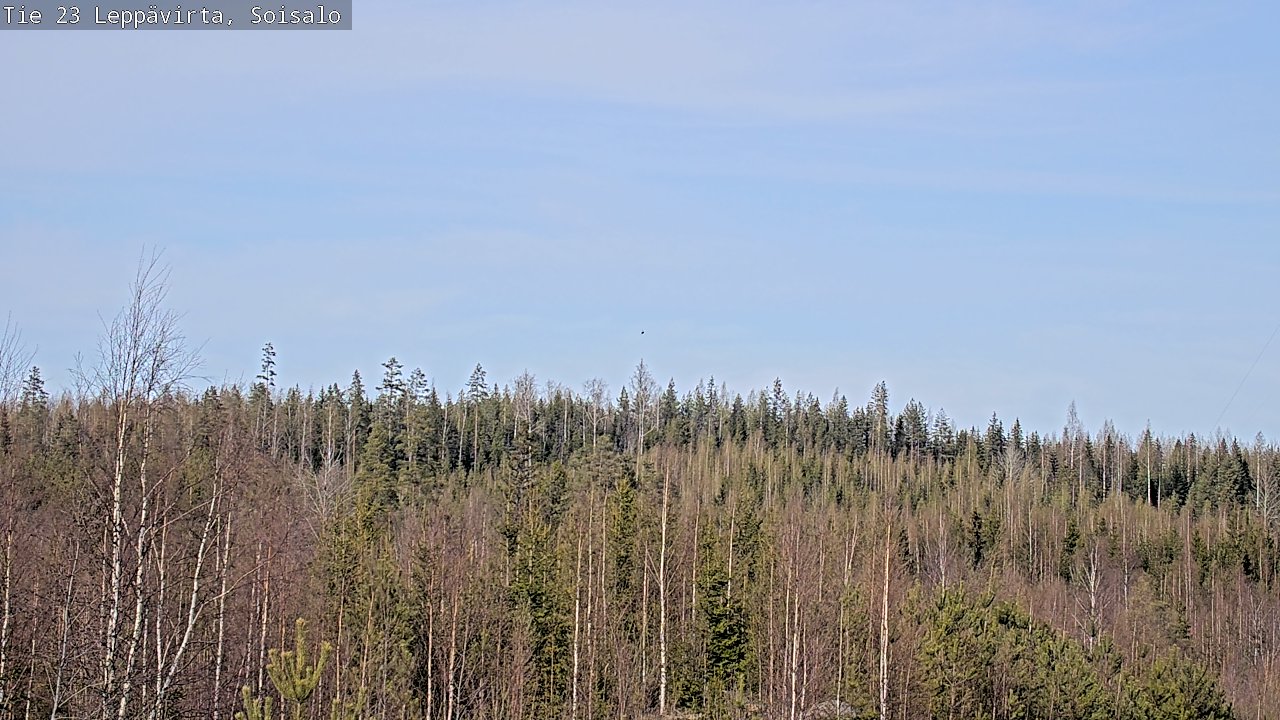 Weather Camera Image Väg 23 Leppävirta, Soisalo, Leppävirta, Pohjois-Savo