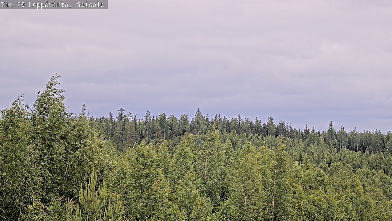 Weather Camera Image Väg 23 Leppävirta, Soisalo, Leppävirta, Pohjois-Savo