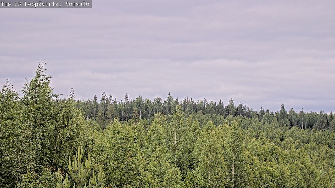 Weather Camera Image Väg 23 Leppävirta, Soisalo, Leppävirta, Pohjois-Savo