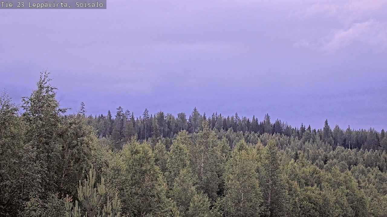 Weather Camera Image Väg 23 Leppävirta, Soisalo, Leppävirta, Pohjois-Savo