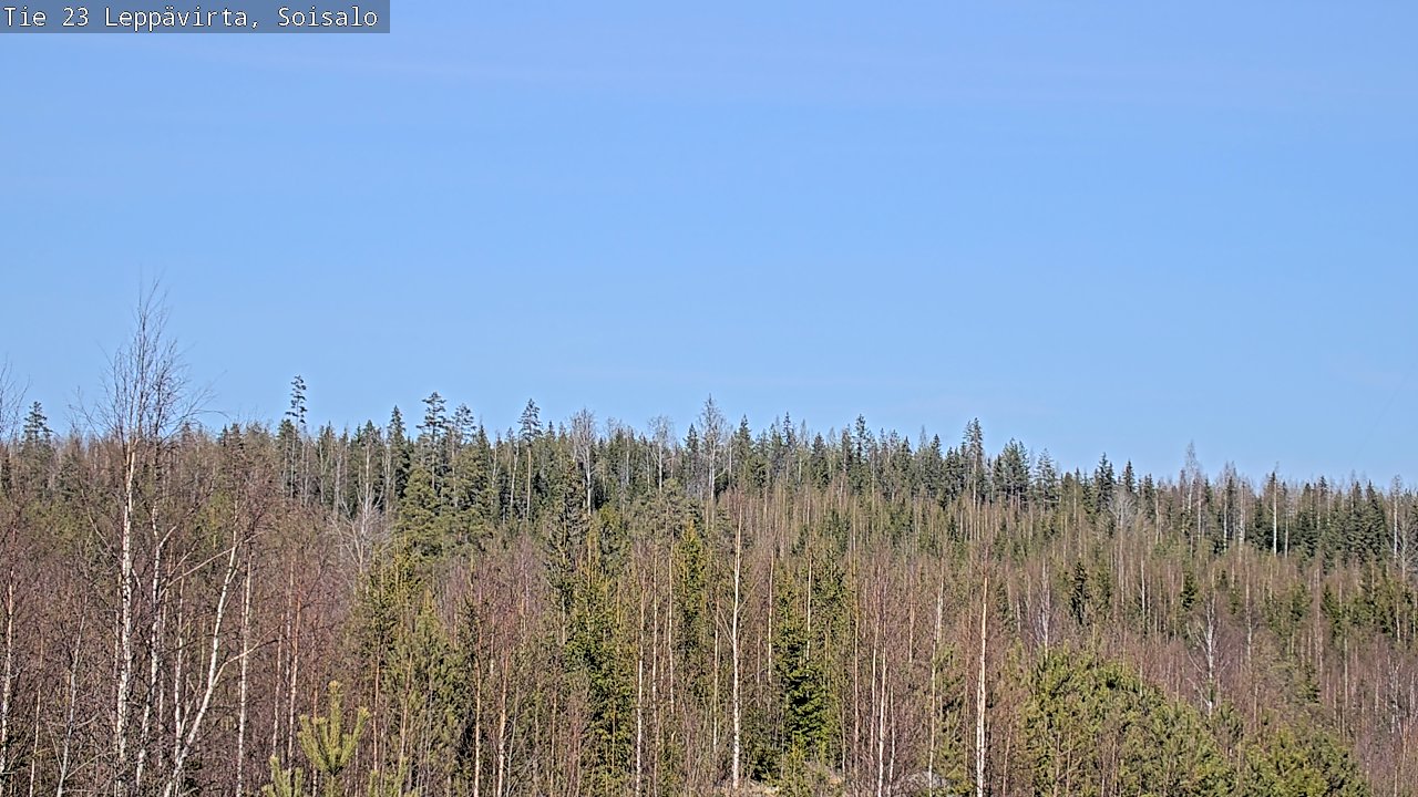 Weather Camera Image Väg 23 Leppävirta, Soisalo, Leppävirta, Pohjois-Savo