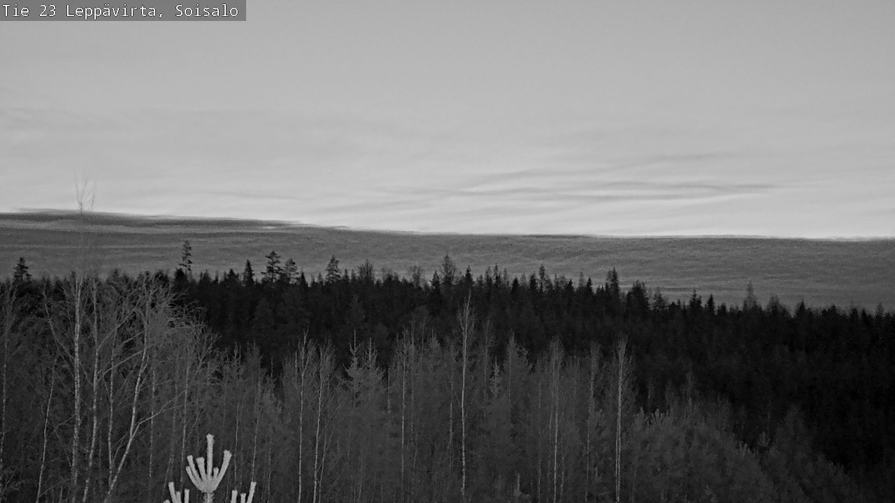 Weather Camera Image Väg 23 Leppävirta, Soisalo, Leppävirta, Pohjois-Savo