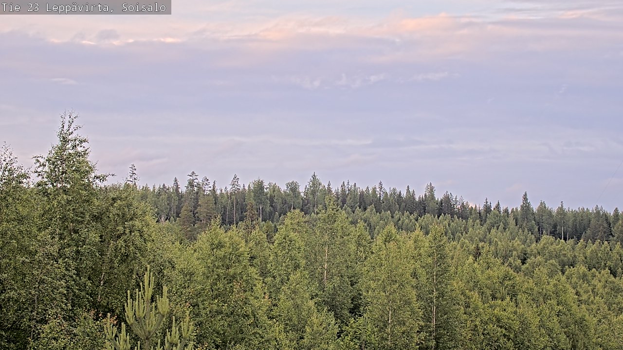 Weather Camera Image Väg 23 Leppävirta, Soisalo, Leppävirta, Pohjois-Savo
