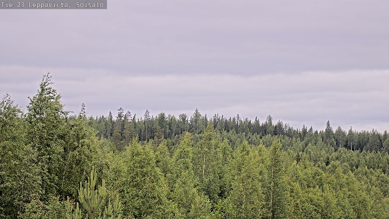 Weather Camera Image Väg 23 Leppävirta, Soisalo, Leppävirta, Pohjois-Savo