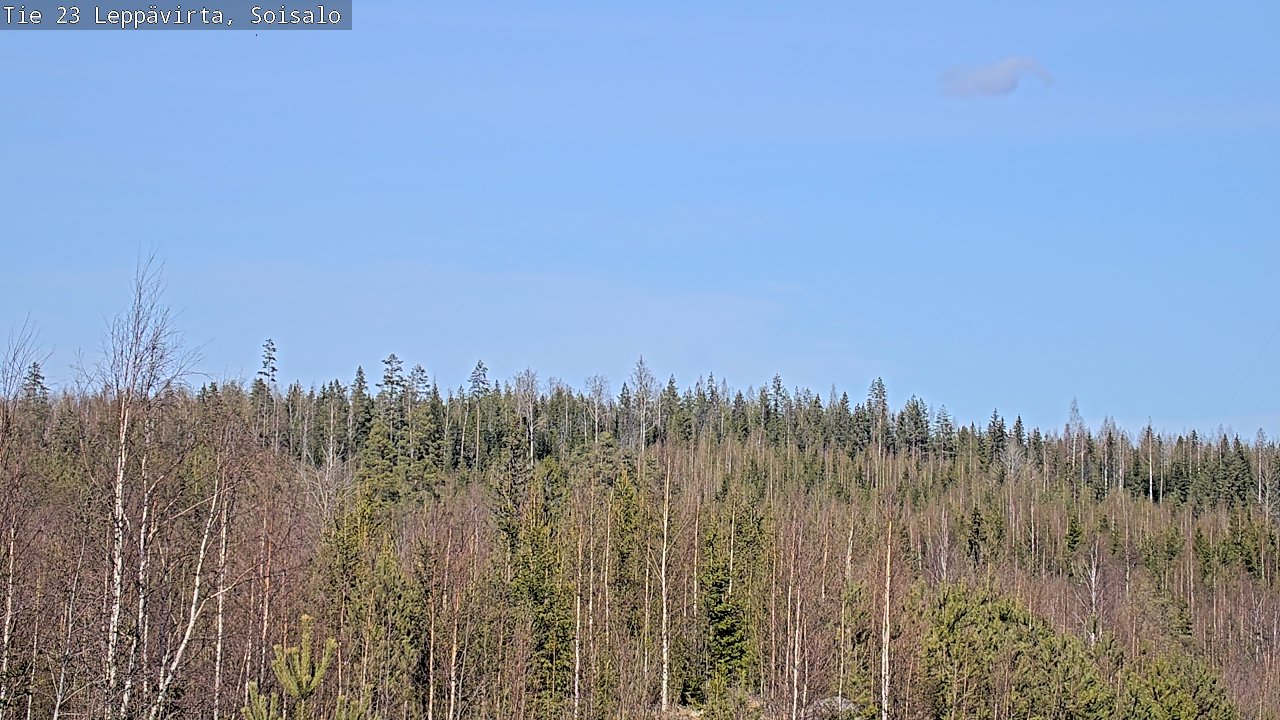 Weather Camera Image Väg 23 Leppävirta, Soisalo, Leppävirta, Pohjois-Savo