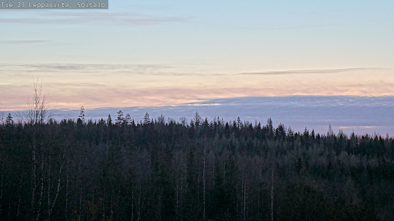 Weather Camera Image Väg 23 Leppävirta, Soisalo, Leppävirta, Pohjois-Savo