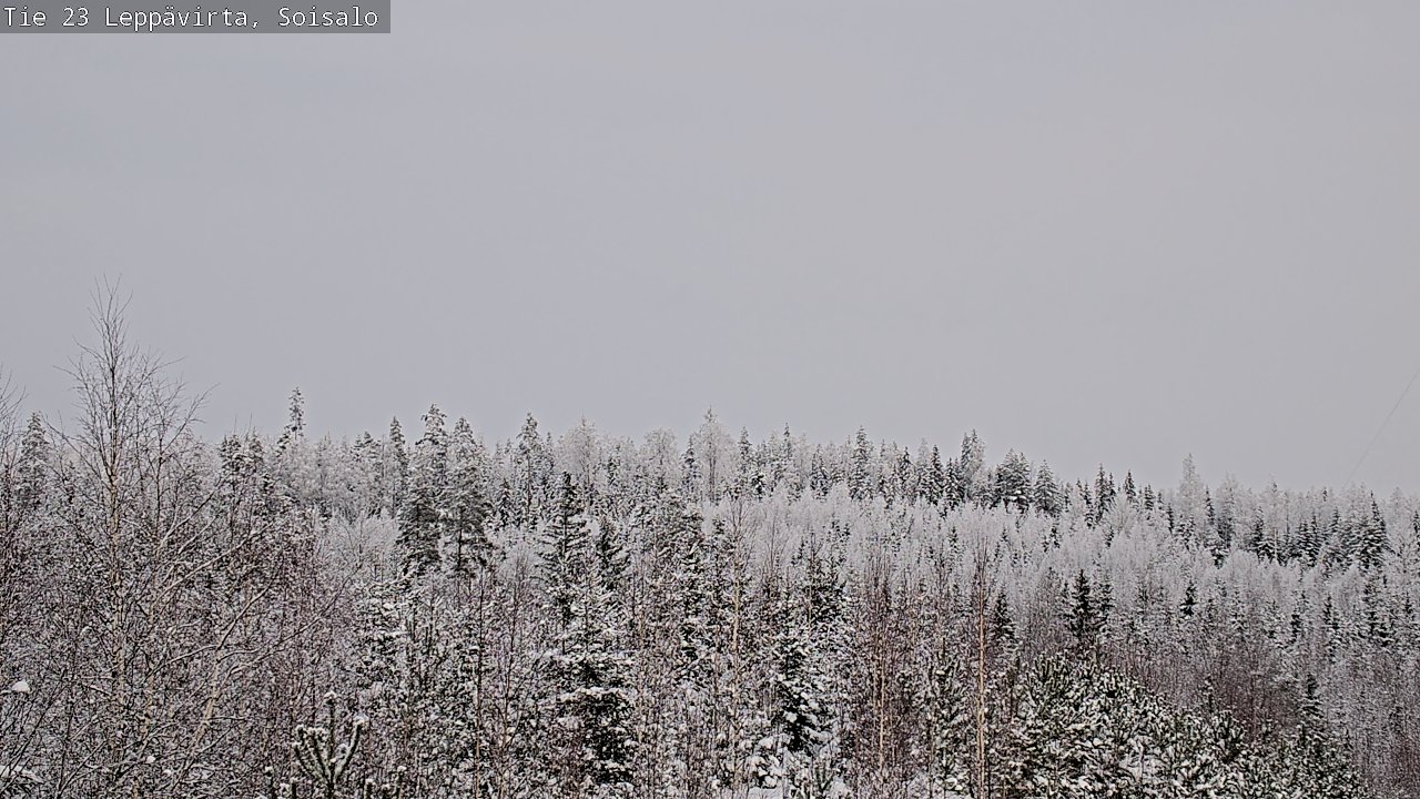 Weather Camera Image Road 23 Leppävirta, Soisalo, Leppävirta, Pohjois-Savo