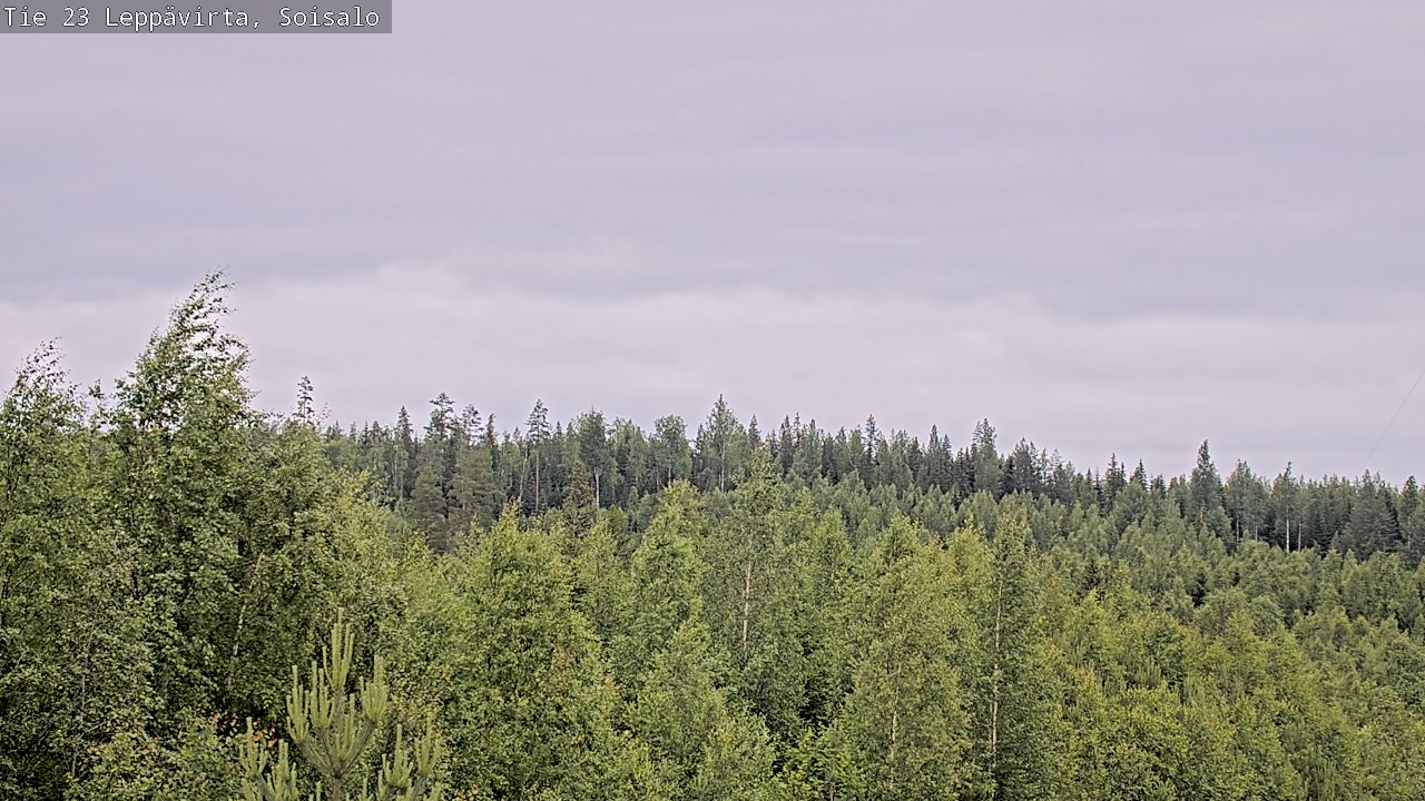 Weather Camera Image Väg 23 Leppävirta, Soisalo, Leppävirta, Pohjois-Savo
