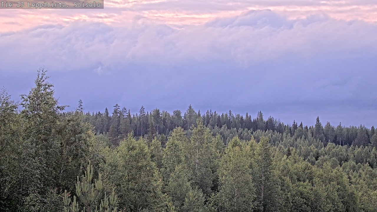 Weather Camera Image Väg 23 Leppävirta, Soisalo, Leppävirta, Pohjois-Savo