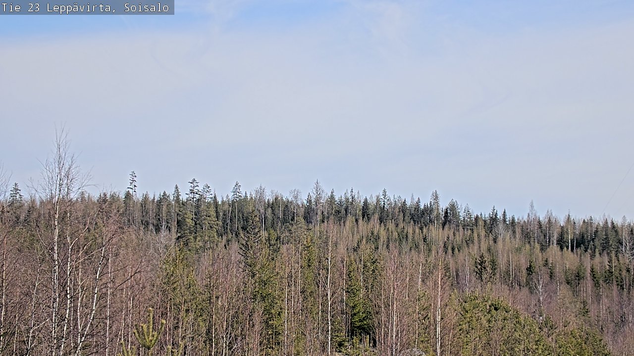 Weather Camera Image Väg 23 Leppävirta, Soisalo, Leppävirta, Pohjois-Savo