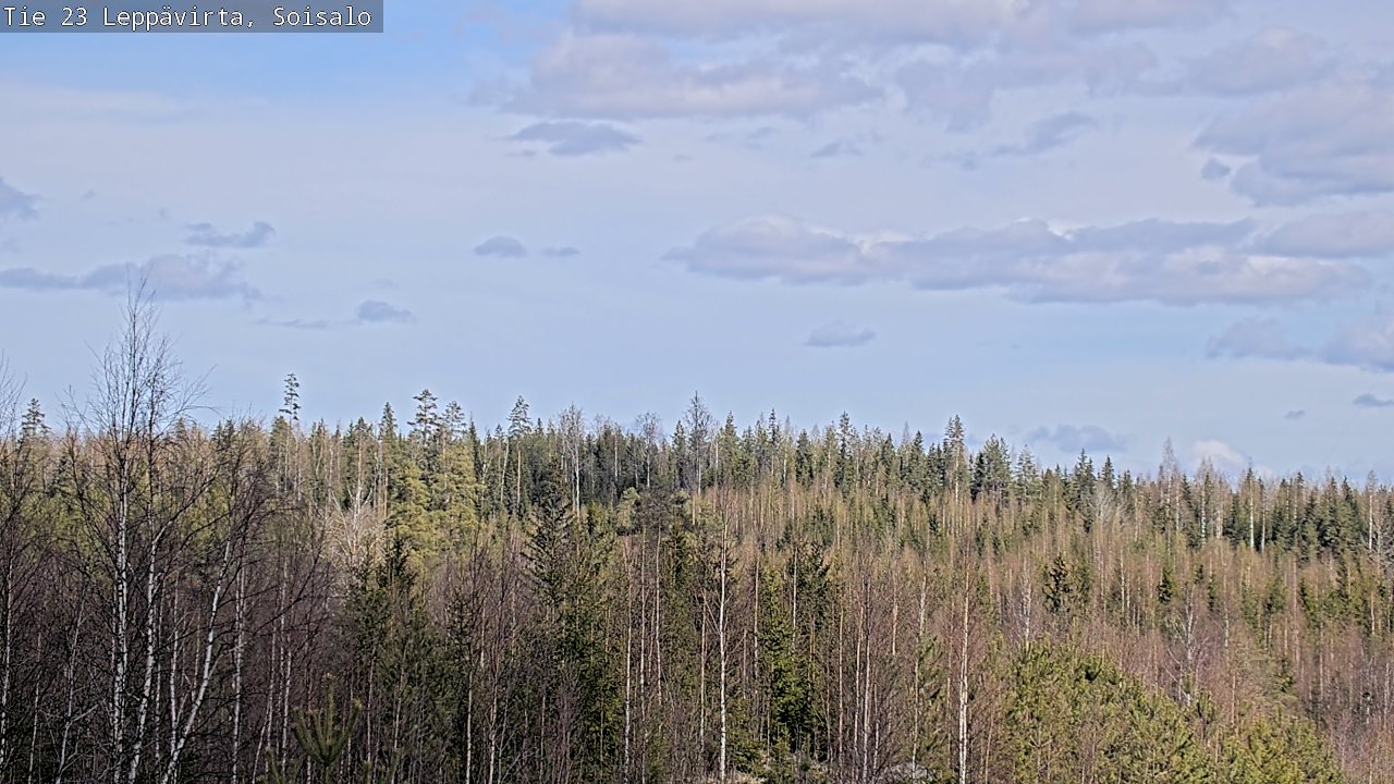 Weather Camera Image Väg 23 Leppävirta, Soisalo, Leppävirta, Pohjois-Savo