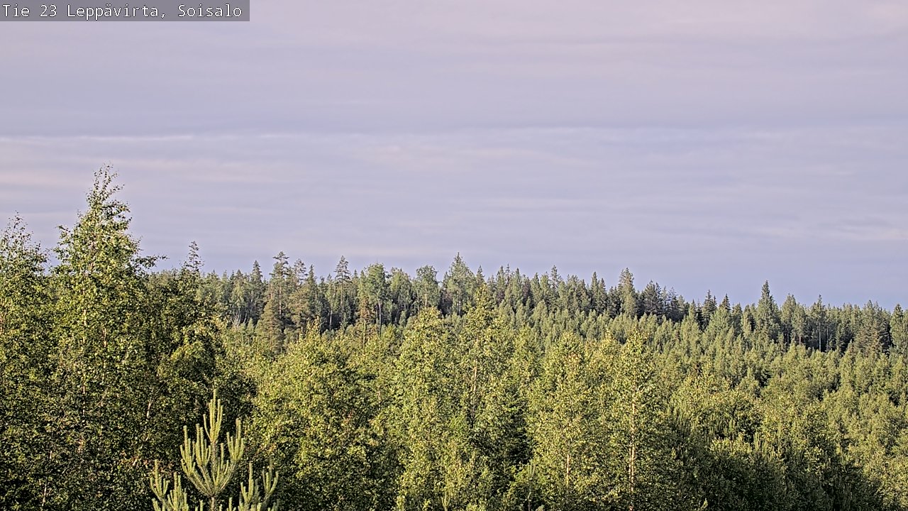 Weather Camera Image Väg 23 Leppävirta, Soisalo, Leppävirta, Pohjois-Savo