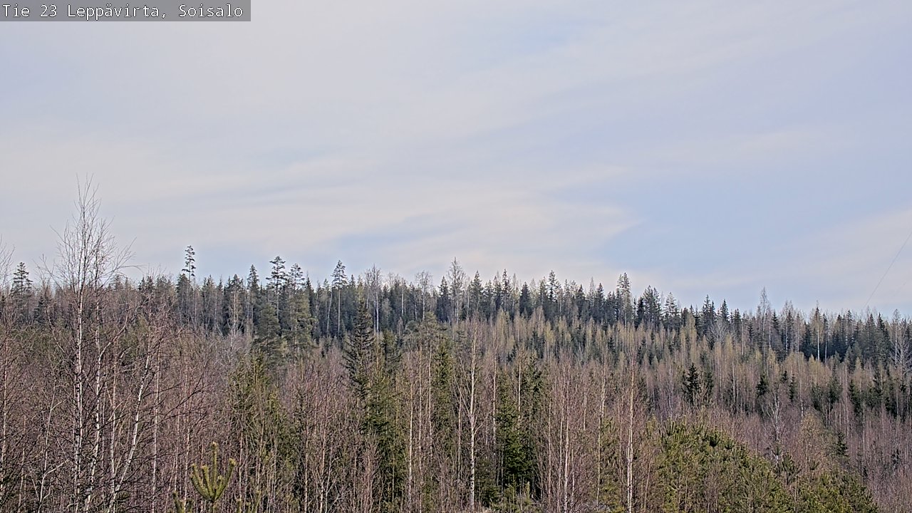 Weather Camera Image Väg 23 Leppävirta, Soisalo, Leppävirta, Pohjois-Savo