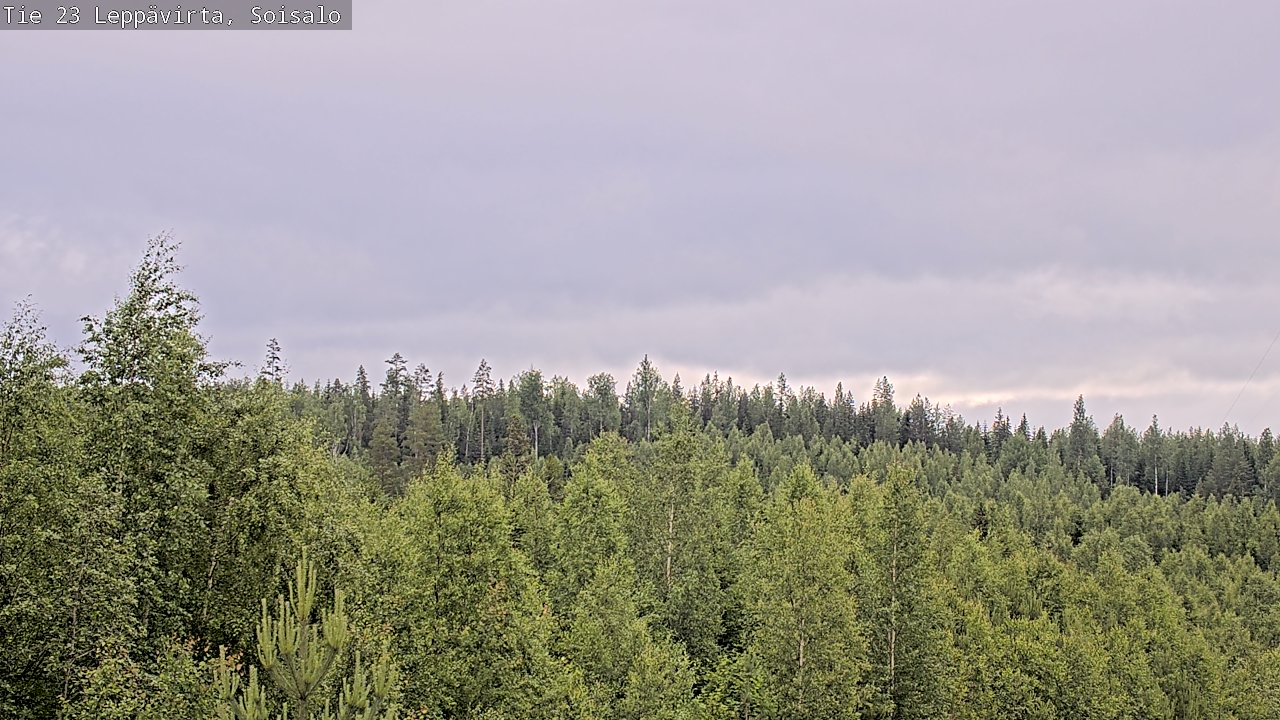 Weather Camera Image Väg 23 Leppävirta, Soisalo, Leppävirta, Pohjois-Savo