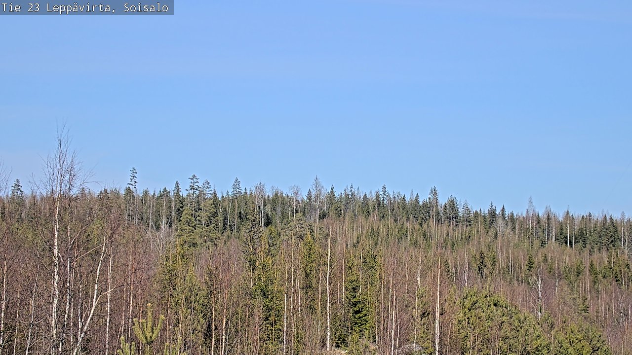Weather Camera Image Väg 23 Leppävirta, Soisalo, Leppävirta, Pohjois-Savo