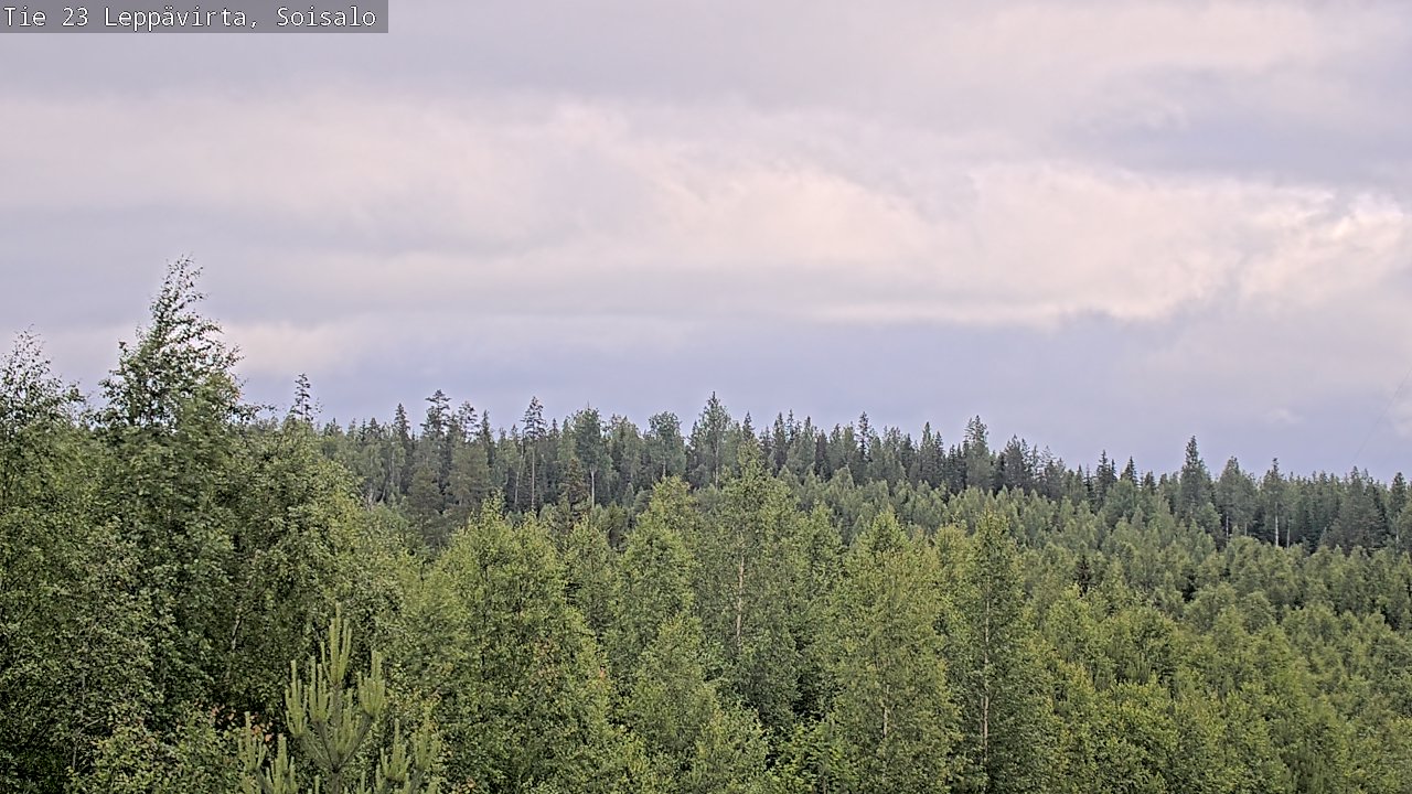 Weather Camera Image Väg 23 Leppävirta, Soisalo, Leppävirta, Pohjois-Savo