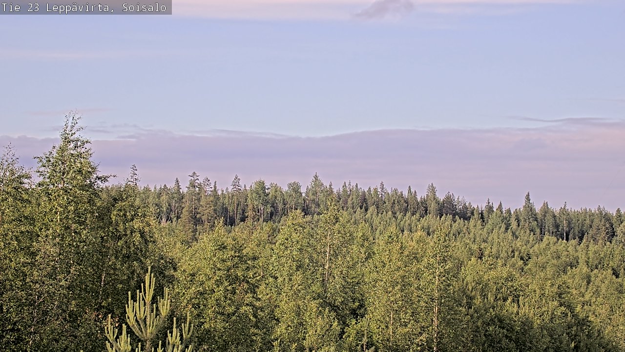 Weather Camera Image Väg 23 Leppävirta, Soisalo, Leppävirta, Pohjois-Savo