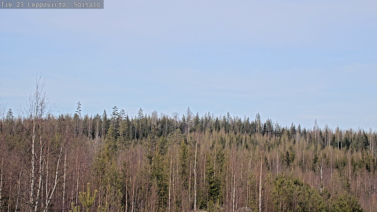 Weather Camera Image Väg 23 Leppävirta, Soisalo, Leppävirta, Pohjois-Savo