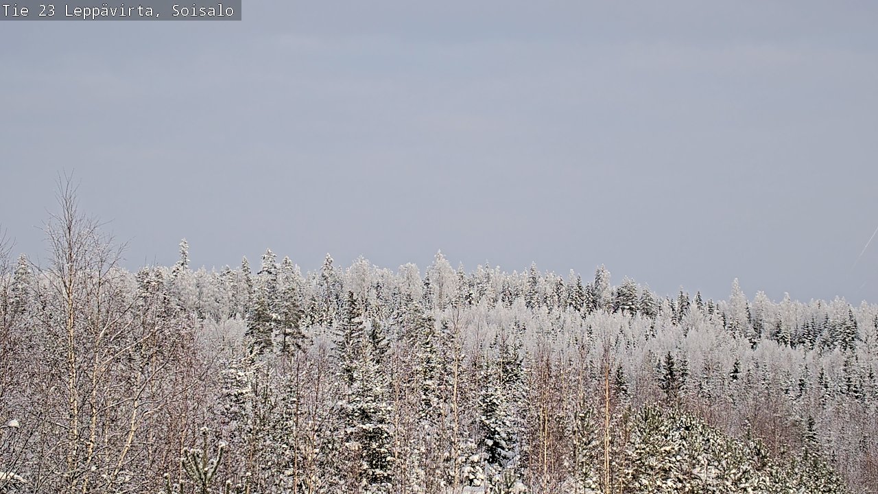 Weather Camera Image Road 23 Leppävirta, Soisalo, Leppävirta, Pohjois-Savo