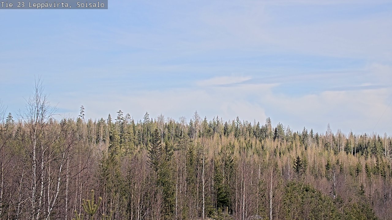 Weather Camera Image Väg 23 Leppävirta, Soisalo, Leppävirta, Pohjois-Savo