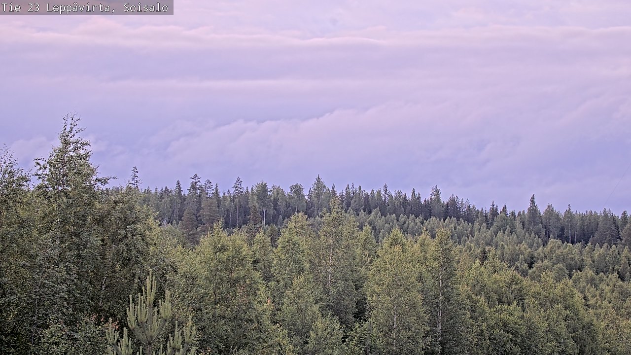 Weather Camera Image Väg 23 Leppävirta, Soisalo, Leppävirta, Pohjois-Savo
