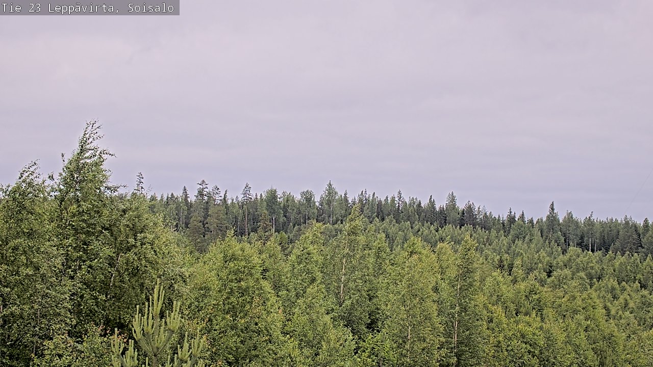 Weather Camera Image Väg 23 Leppävirta, Soisalo, Leppävirta, Pohjois-Savo