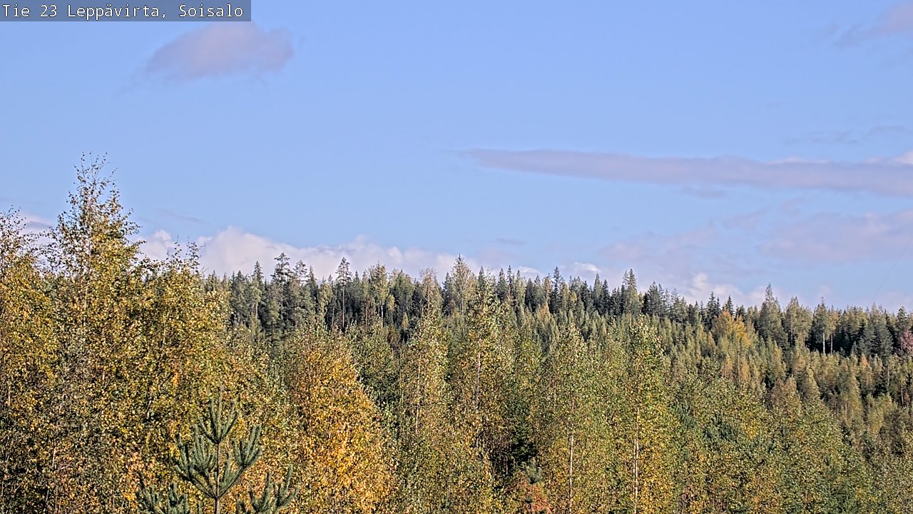 Weather Camera Image Väg 23 Leppävirta, Soisalo, Leppävirta, Pohjois-Savo