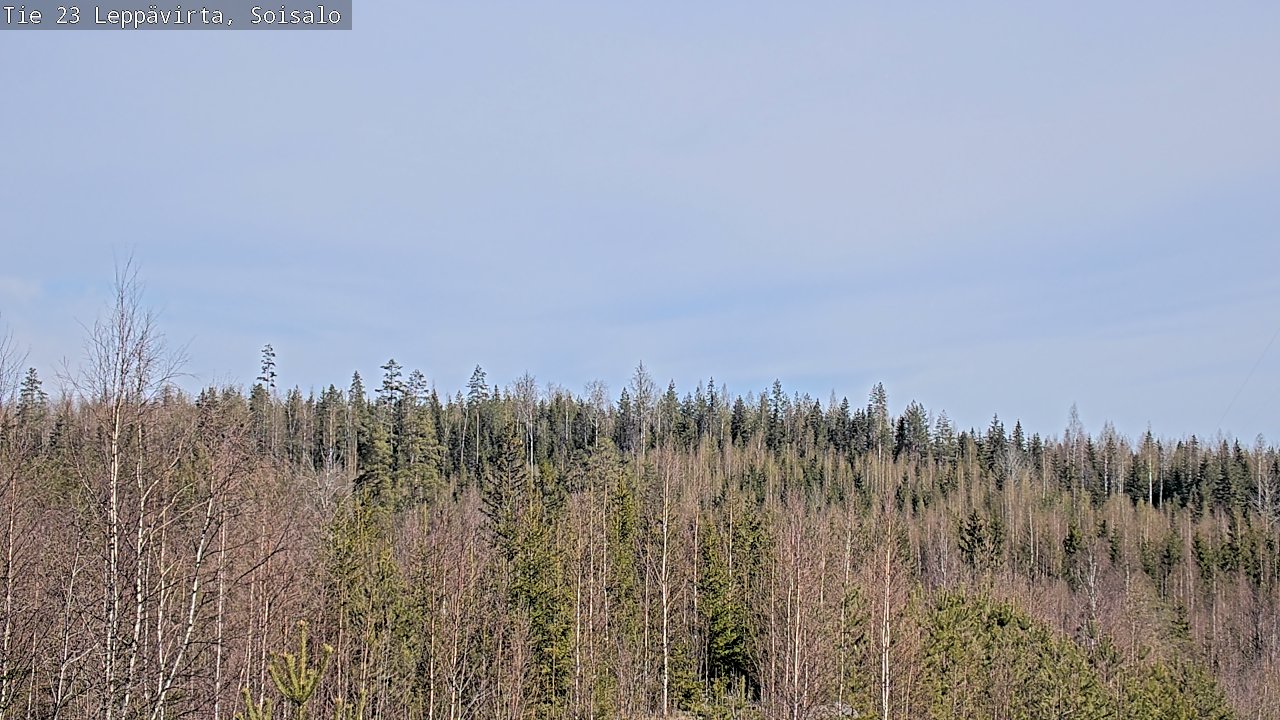 Weather Camera Image Väg 23 Leppävirta, Soisalo, Leppävirta, Pohjois-Savo