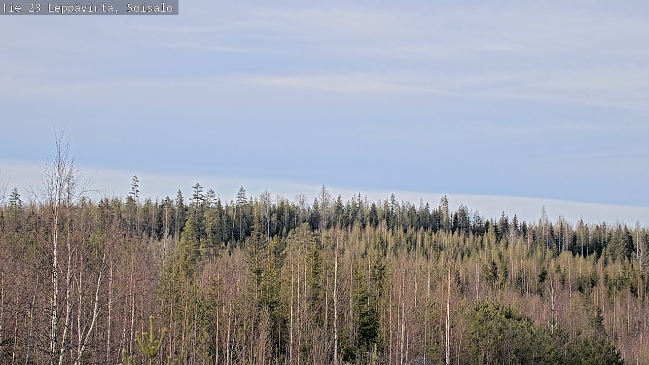 Weather Camera Image Väg 23 Leppävirta, Soisalo, Leppävirta, Pohjois-Savo
