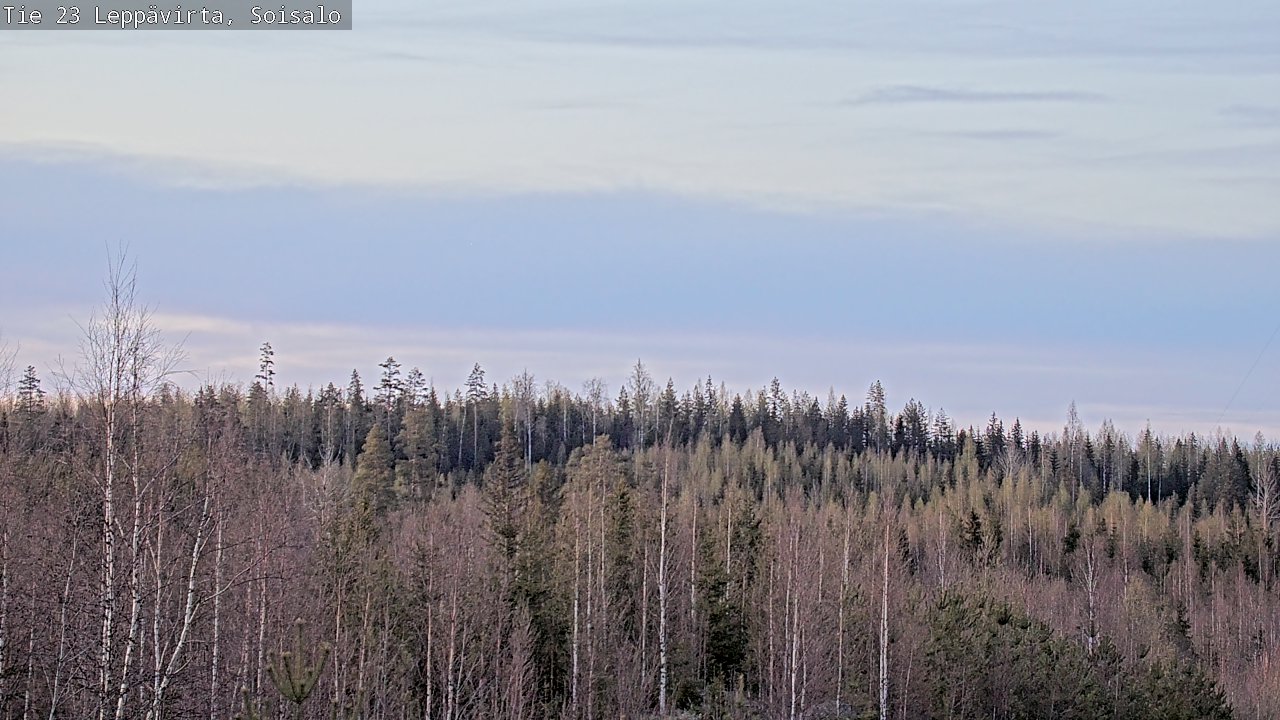 Weather Camera Image Väg 23 Leppävirta, Soisalo, Leppävirta, Pohjois-Savo
