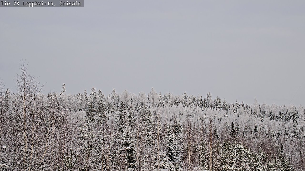 Weather Camera Image Road 23 Leppävirta, Soisalo, Leppävirta, Pohjois-Savo