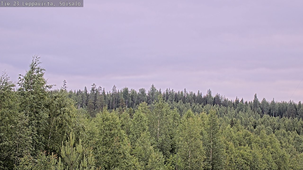 Weather Camera Image Väg 23 Leppävirta, Soisalo, Leppävirta, Pohjois-Savo
