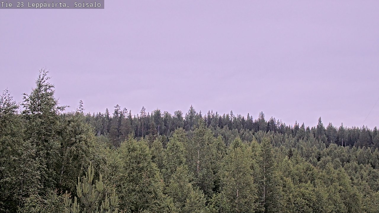 Weather Camera Image Väg 23 Leppävirta, Soisalo, Leppävirta, Pohjois-Savo
