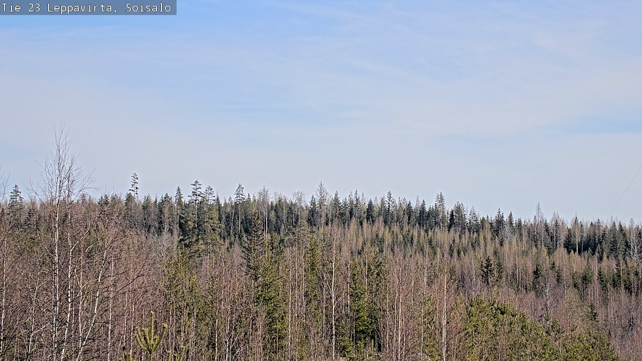 Weather Camera Image Väg 23 Leppävirta, Soisalo, Leppävirta, Pohjois-Savo