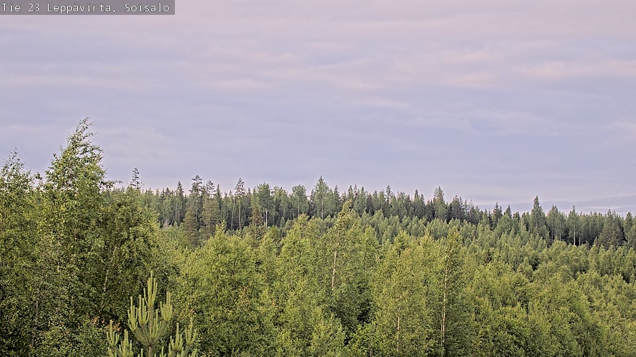 Weather Camera Image Väg 23 Leppävirta, Soisalo, Leppävirta, Pohjois-Savo