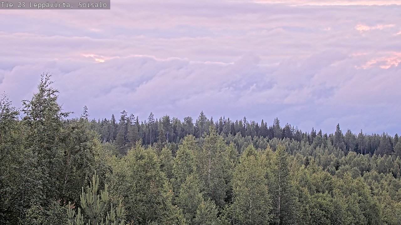 Weather Camera Image Väg 23 Leppävirta, Soisalo, Leppävirta, Pohjois-Savo