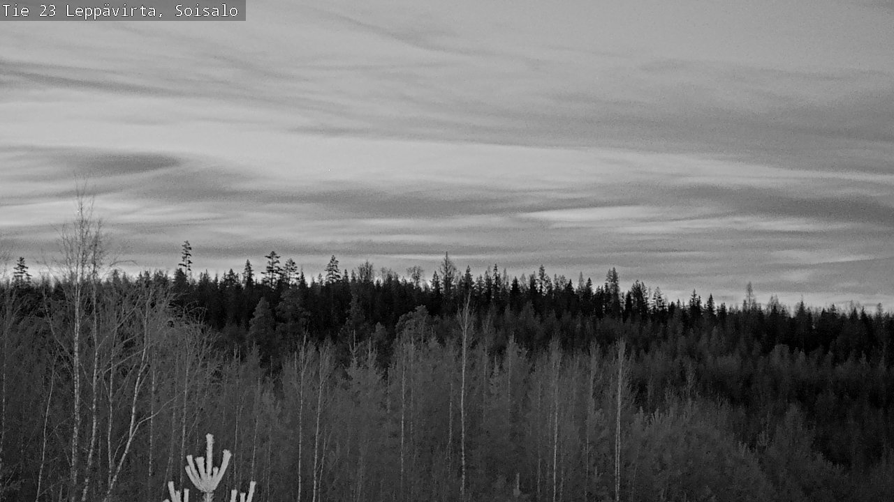Weather Camera Image Väg 23 Leppävirta, Soisalo, Leppävirta, Pohjois-Savo
