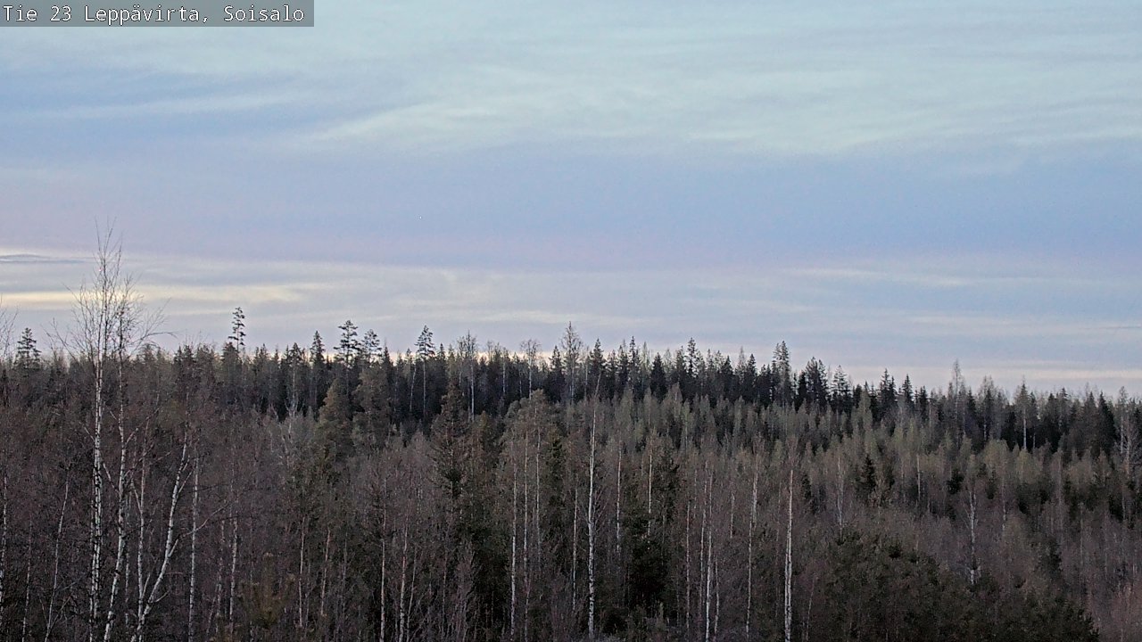 Weather Camera Image Väg 23 Leppävirta, Soisalo, Leppävirta, Pohjois-Savo