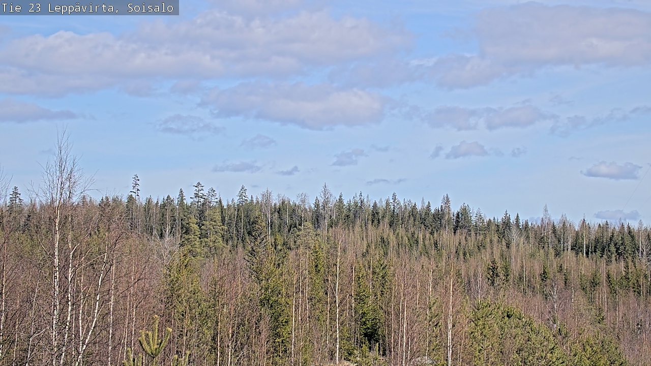 Weather Camera Image Väg 23 Leppävirta, Soisalo, Leppävirta, Pohjois-Savo