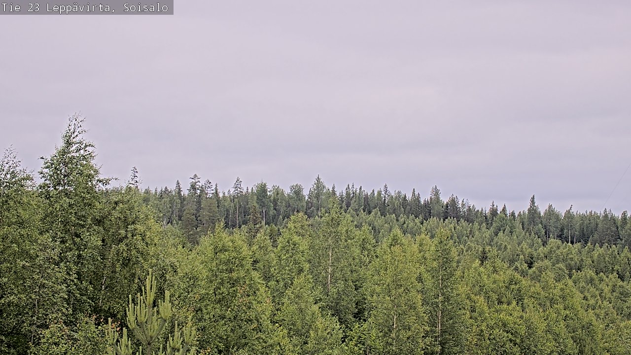 Weather Camera Image Väg 23 Leppävirta, Soisalo, Leppävirta, Pohjois-Savo