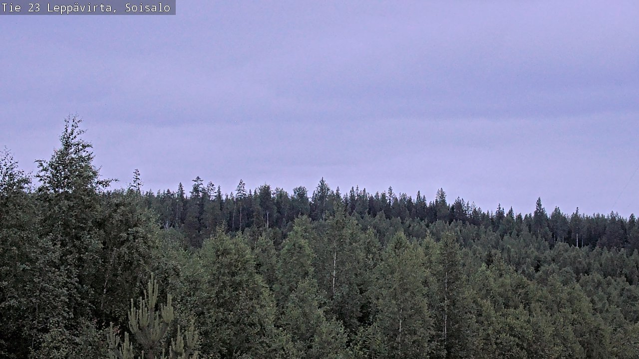 Weather Camera Image Väg 23 Leppävirta, Soisalo, Leppävirta, Pohjois-Savo