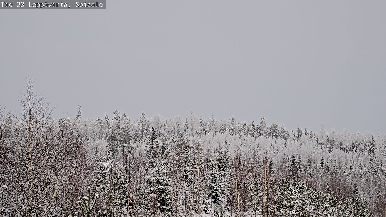 Weather Camera Image Road 23 Leppävirta, Soisalo, Leppävirta, Pohjois-Savo