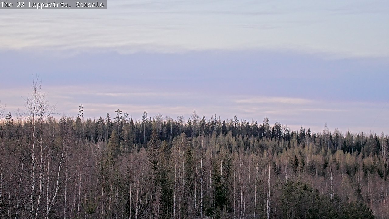 Weather Camera Image Väg 23 Leppävirta, Soisalo, Leppävirta, Pohjois-Savo