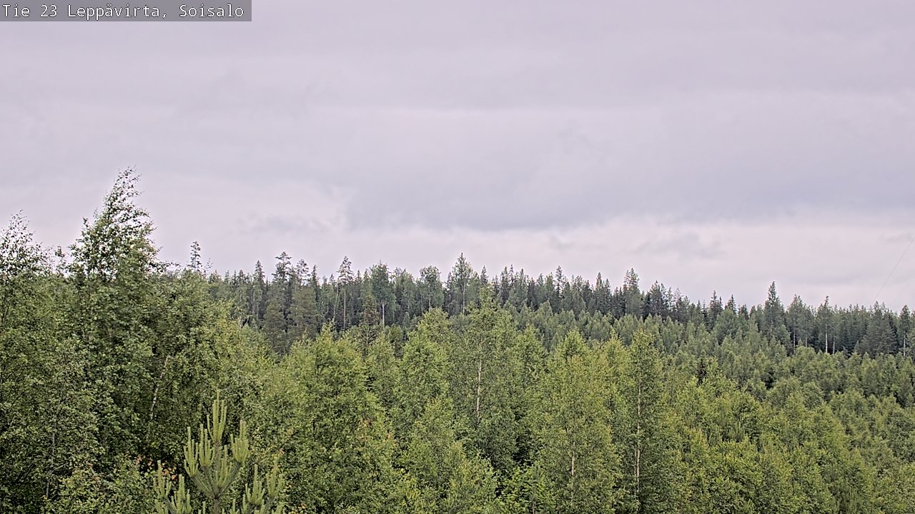 Weather Camera Image Väg 23 Leppävirta, Soisalo, Leppävirta, Pohjois-Savo