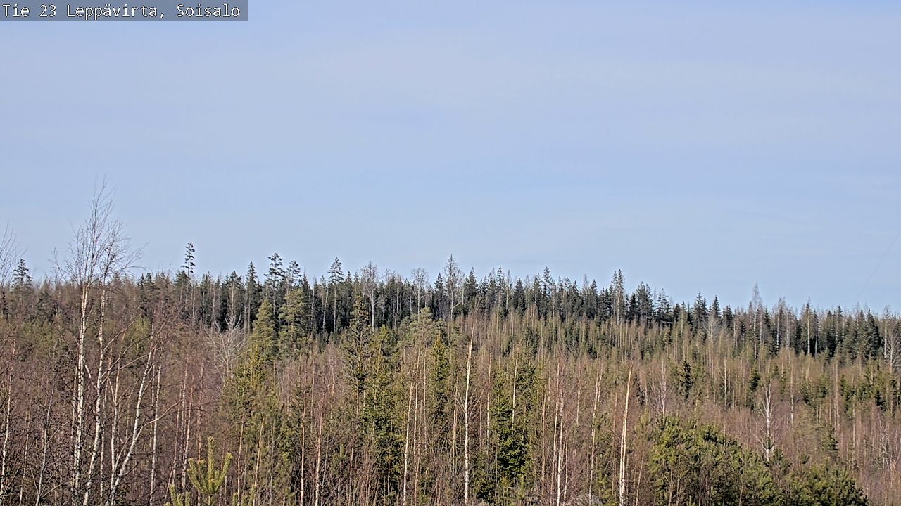 Weather Camera Image Väg 23 Leppävirta, Soisalo, Leppävirta, Pohjois-Savo
