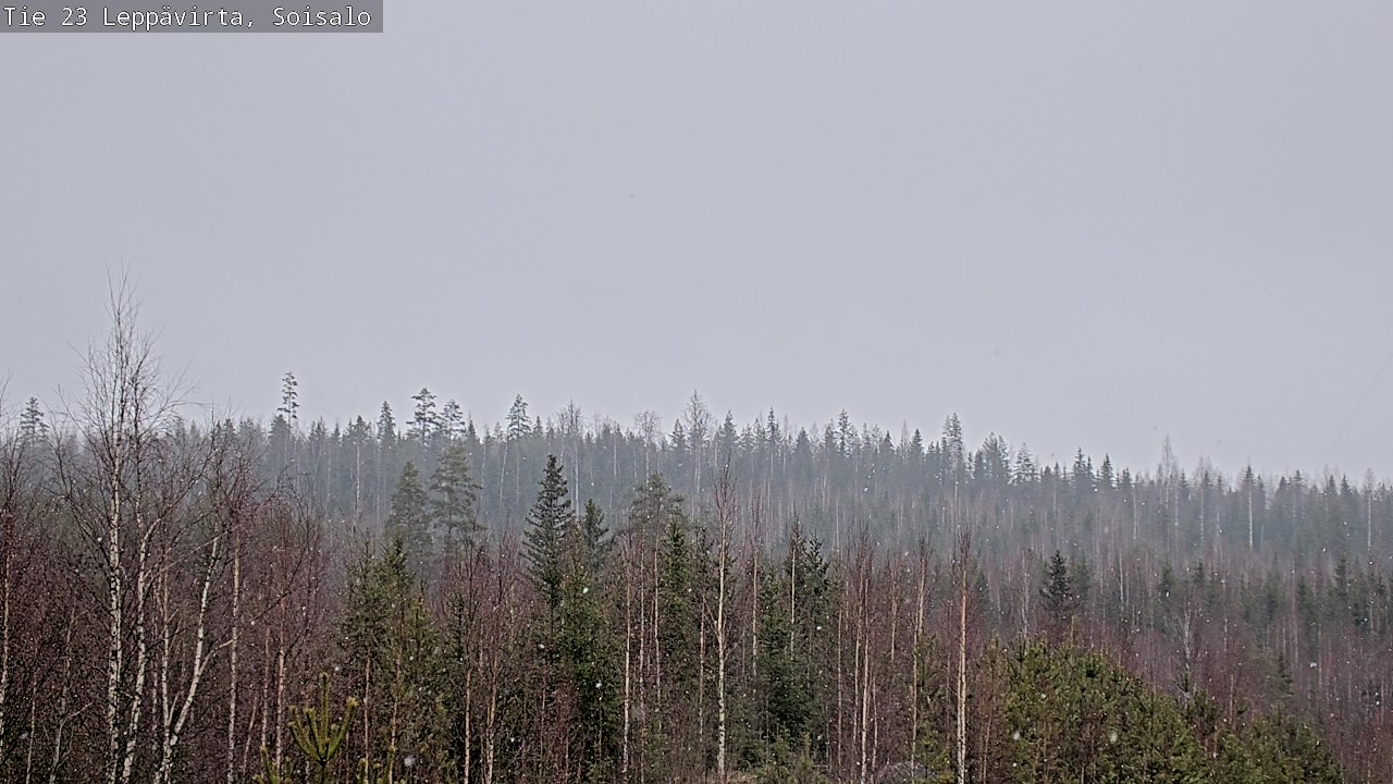 Weather Camera Image Road 23 Leppävirta, Soisalo, Leppävirta, Pohjois-Savo