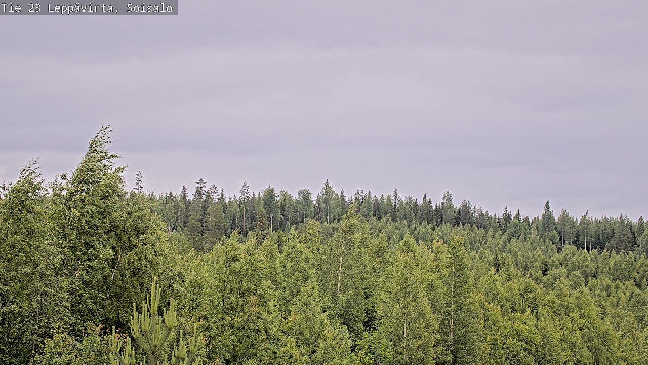Weather Camera Image Väg 23 Leppävirta, Soisalo, Leppävirta, Pohjois-Savo