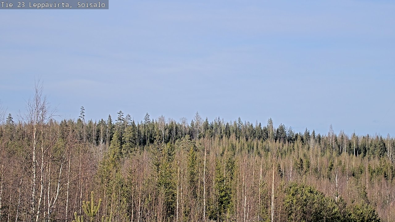 Weather Camera Image Väg 23 Leppävirta, Soisalo, Leppävirta, Pohjois-Savo